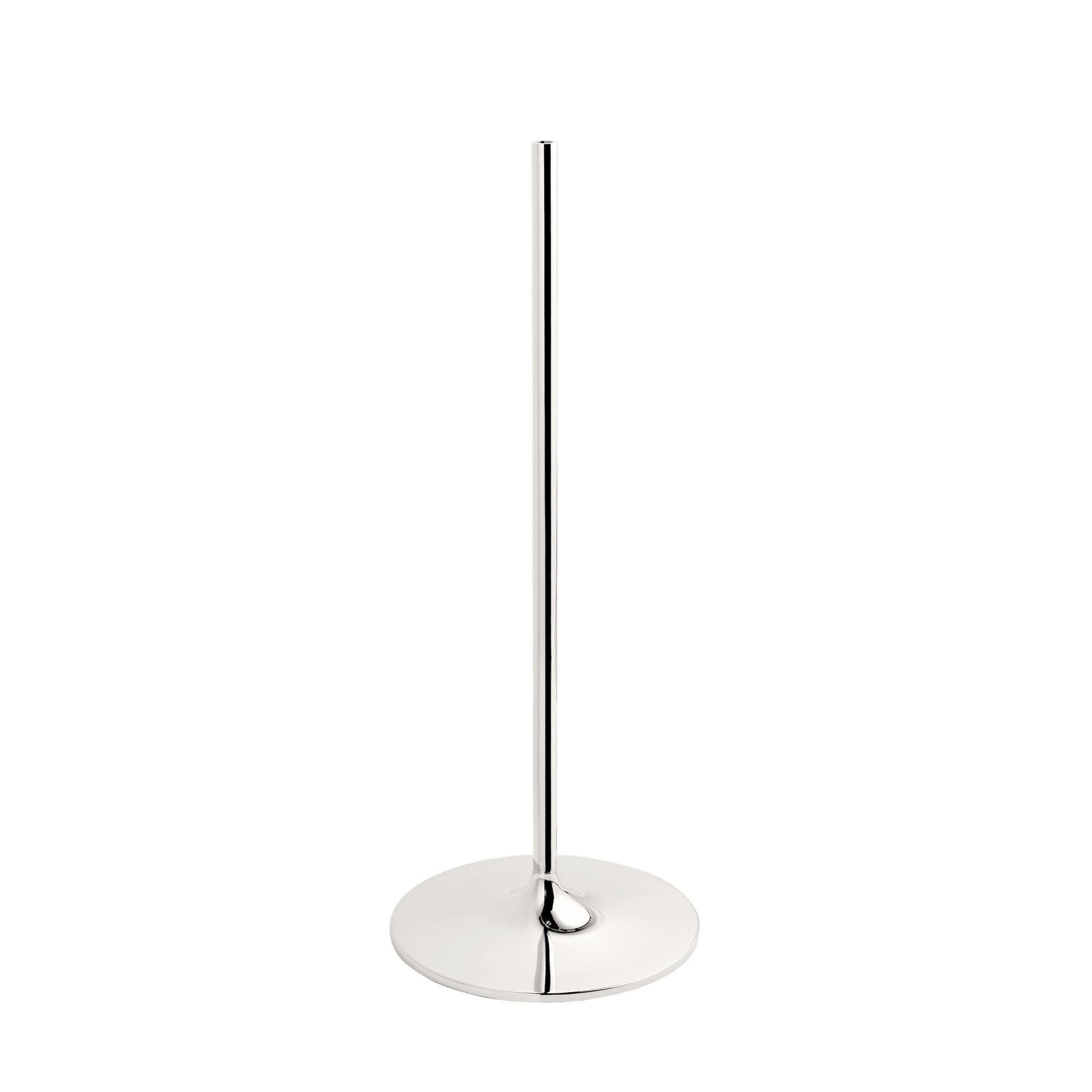 Floor Candle Holder H70 Chrome