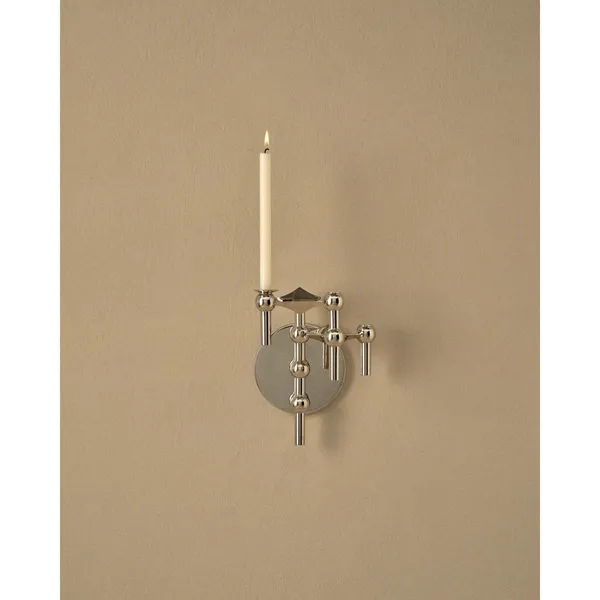 Seinäkynttilänjalka H14.5 Kromi
