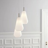 Anoli 3 Pendelleuchte in Opal