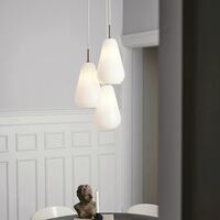 Anoli 3 Pendelleuchte in Opal