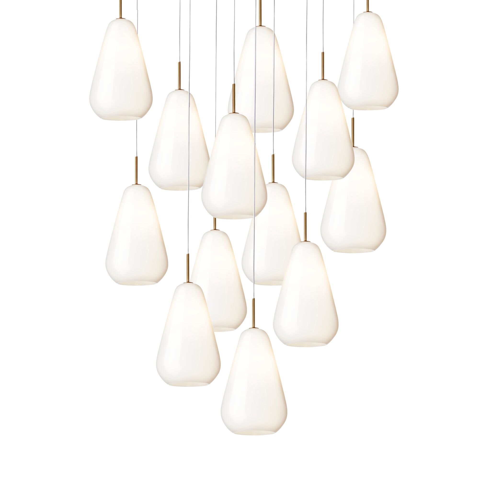 Anoli 13 Taklampa Nordiskt Guld & Opal