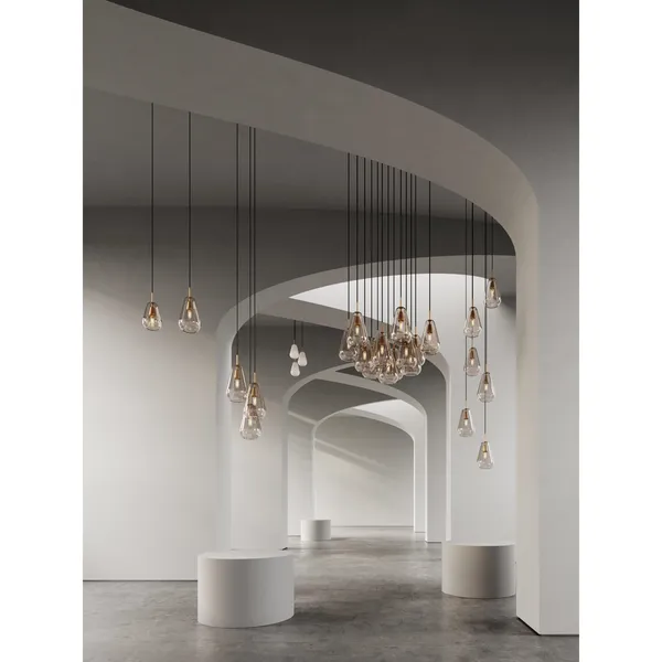 Anoli 13 Pendel Nordisk Guld & Opal