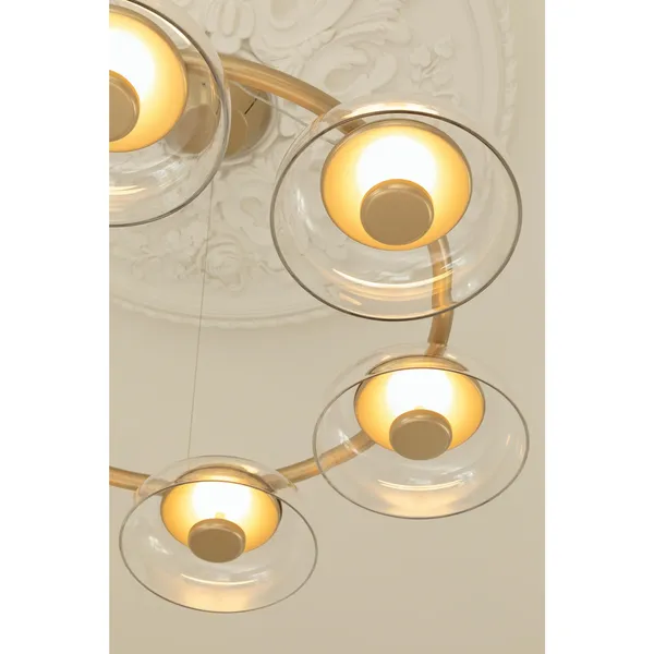 Blossi 6 Pendelleuchte Nordic Gold
