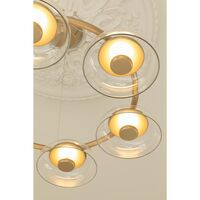 Blossi 6 Pendelleuchte Nordic Gold
