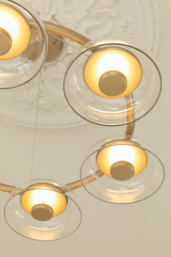 Blossi 6 Pendel Nordic Gold