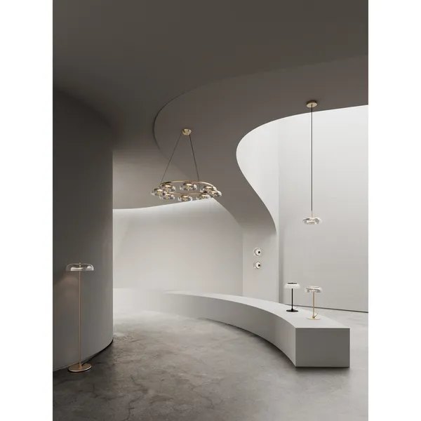 Blossi Floor Lamp Nordic Gold