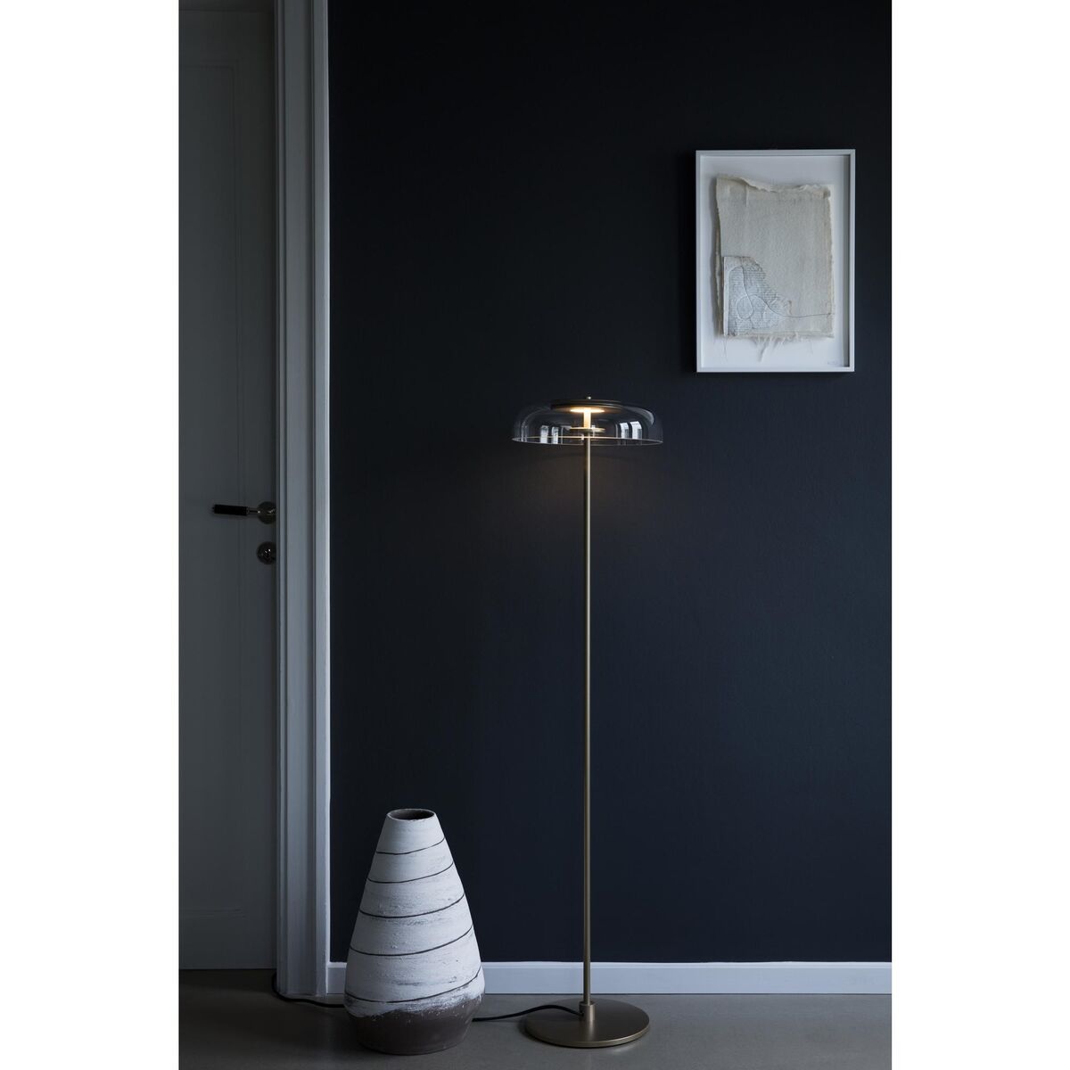 Blossi Gulvlampe Nordisk Gull