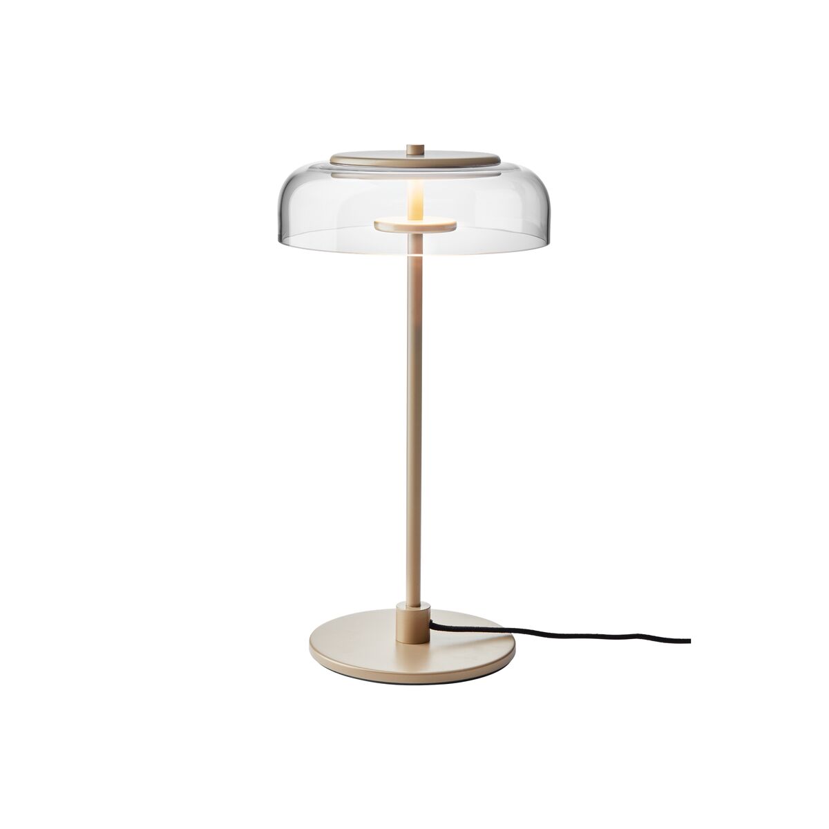 Blossi Table Lamp Nordic Gold/ Clear