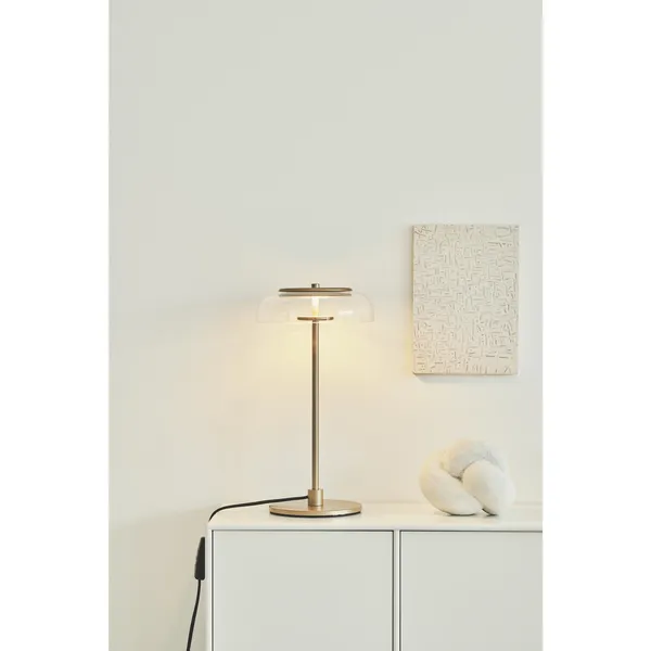 Blossi Table Lamp Nordic Gold/ Clear