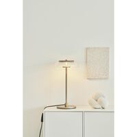Blossi Table Lamp Nordic Gold/ Clear