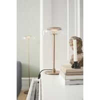 Blossi Table Lamp Nordic Gold/ Clear