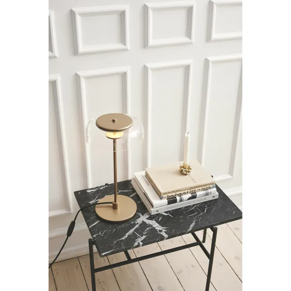 Blossi Table Lamp Nordic Gold/ Clear