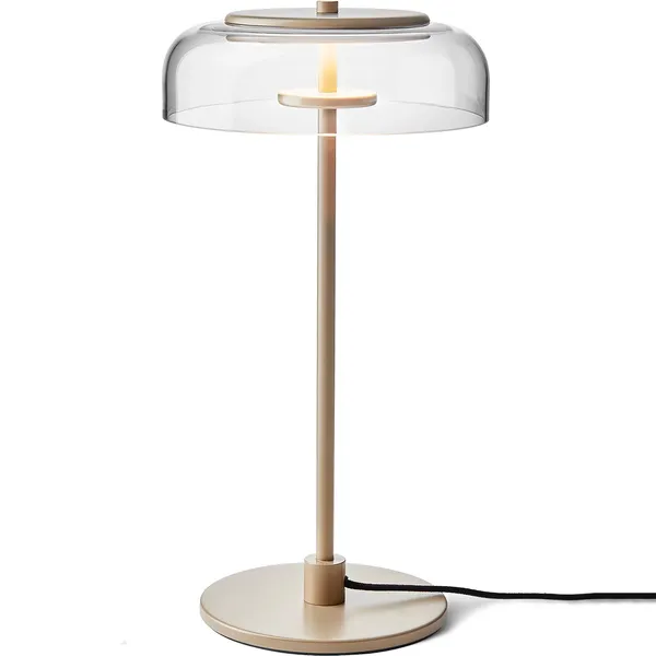 Blossi Tischlampe Nordisch Gold/ Klar