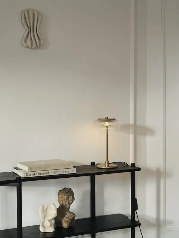 Blossi Bordlampe Lille Nordic Gold
