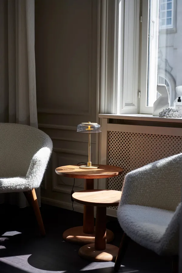 Blossi Bordlampe Lille Nordic Gold