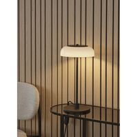 Blossi Table Lamp Small Black/ Opal
