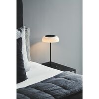 Blossi Table Lamp Small Black/ Opal