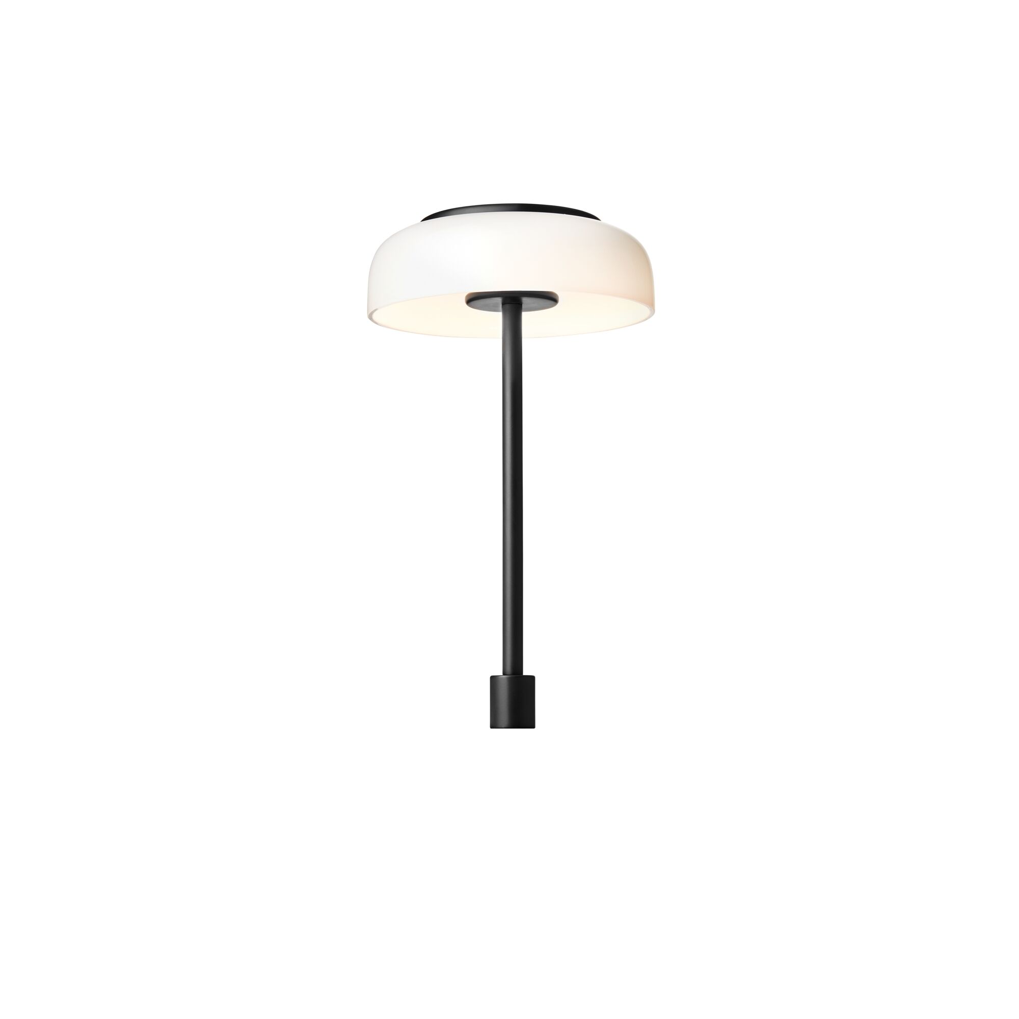 Blossi Inbyggd Bordslampa Liten Svart/ Opal