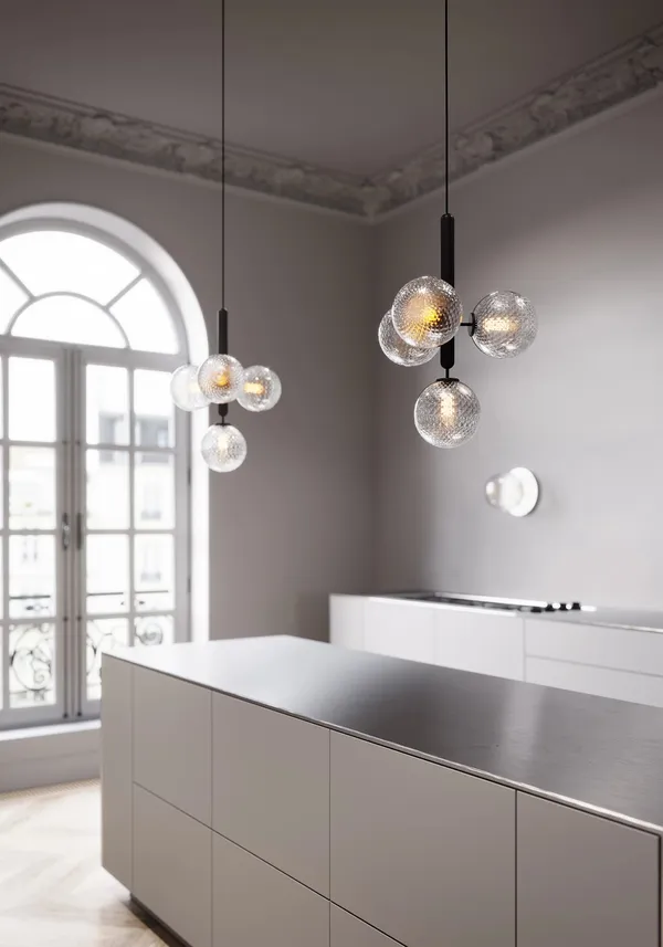 Miira 4 Pendel Rock Grey & Klar