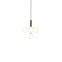 Miira 4 Hanglamp Rotsgrijs & Opaal Wit