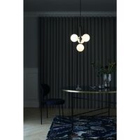 Miira 4 Hanglamp Rotsgrijs & Opaal Wit