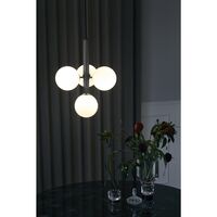 Miira 4 Hanglamp Rotsgrijs & Opaal Wit