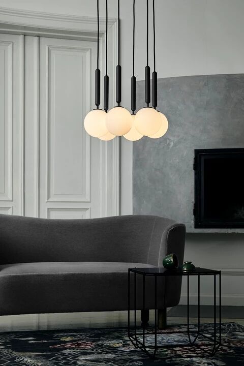 Miira 6 Taklampe Liten Opal Hvit
