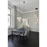 Miira 6 Pendel Børstet Messing/Optic Gold
