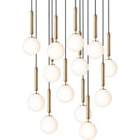 Miira 13 Lysekrone Lille Messing & Opal