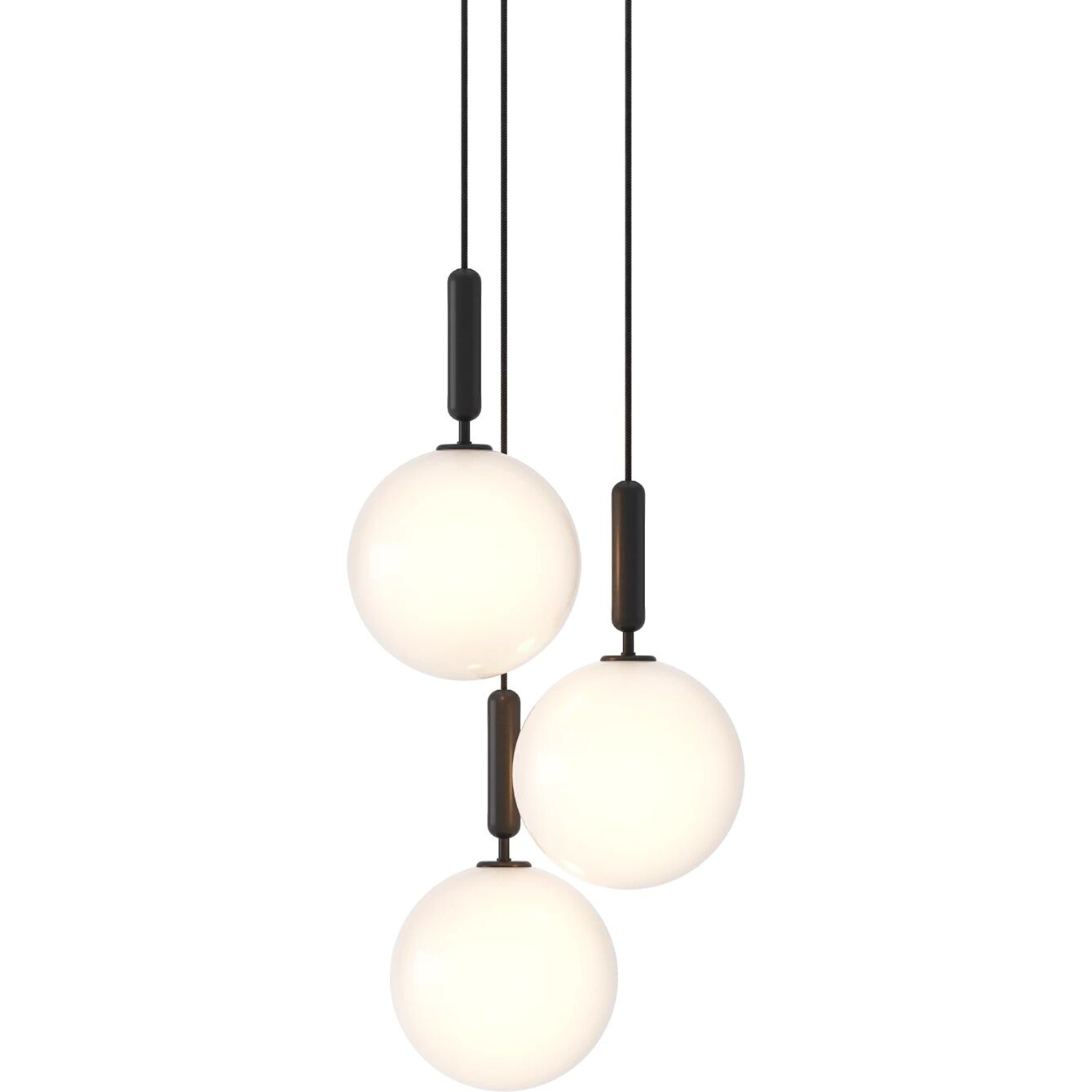 Miira 3 Taklampe Stor Opal Hvit