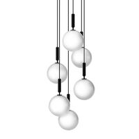 Miira 6 Hanglamp Groot Opaal Wit