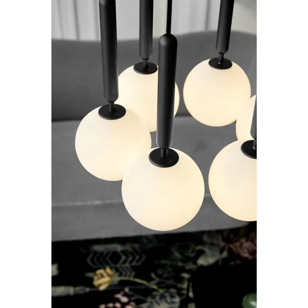 Miira 6 Hanglamp Groot Opaal Wit
