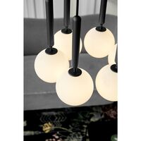 Miira 6 Hanglamp Groot Opaal Wit