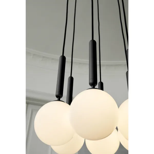 Miira 6 Hanglamp Groot Opaal Wit