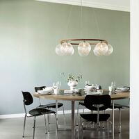 Miira 8 Circular Lysekrone Mørk Bronze/Optic Clear