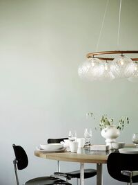 Miira 8 Circular Lysekrone Mørk Bronze/Optic Clear