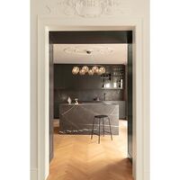 Miira 8 Oval Chandelier Dark Bronze/Optic Clear