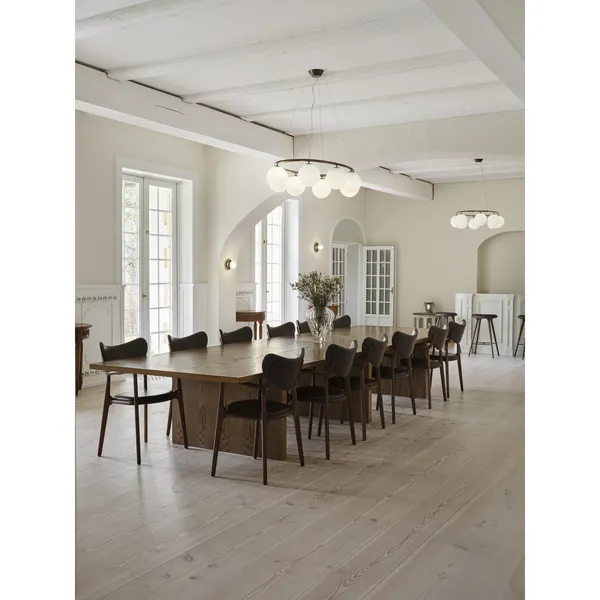 Miira 8 Oval Chandelier Dark Bronze/Optic Clear