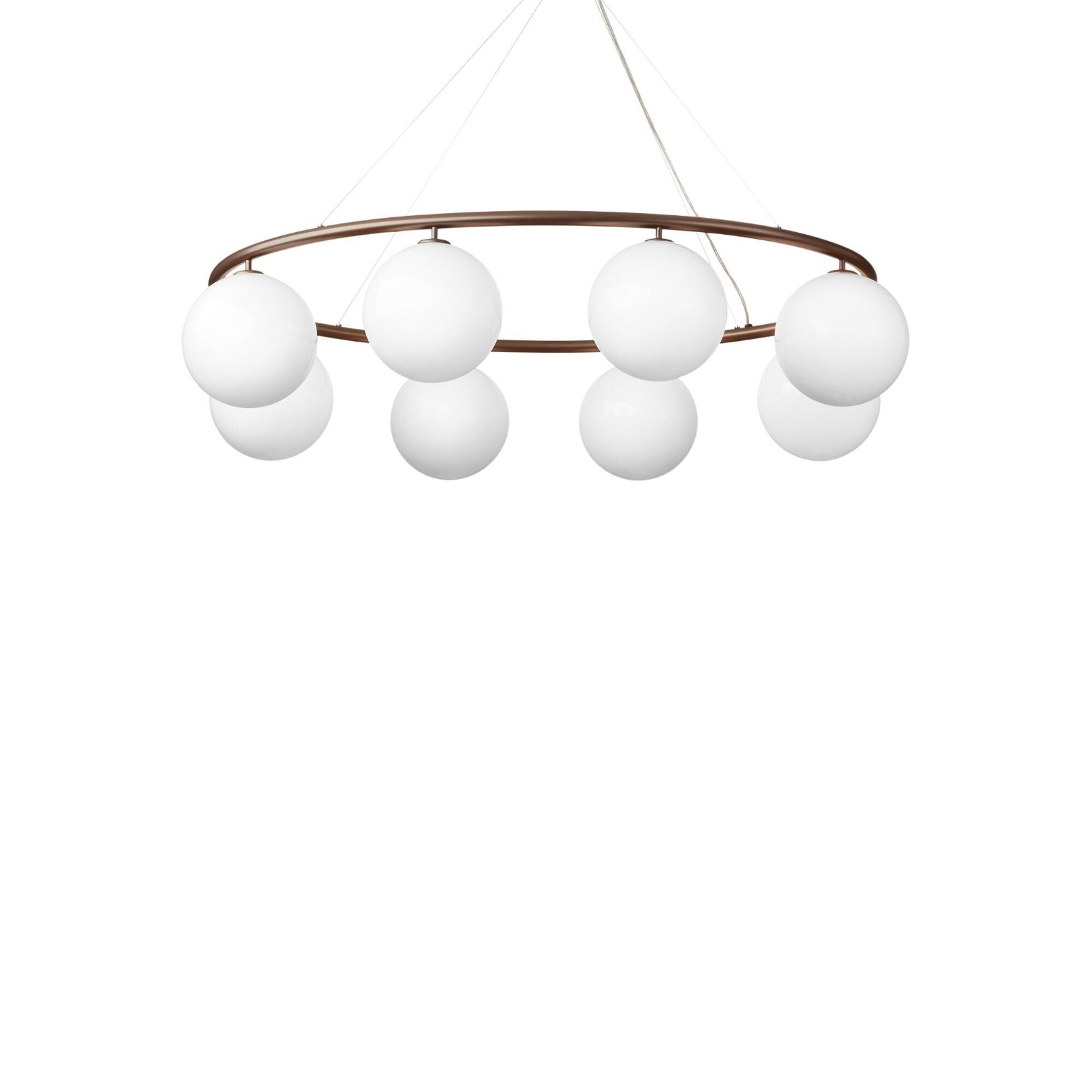 Miira 8 Oval Lysekrone Mrk Bronze/Opal