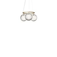 Miira 3 Circular Pendel Messing/Optic Clear