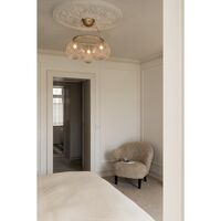 Miira 3 Circular Pendel Messing/Optic Clear