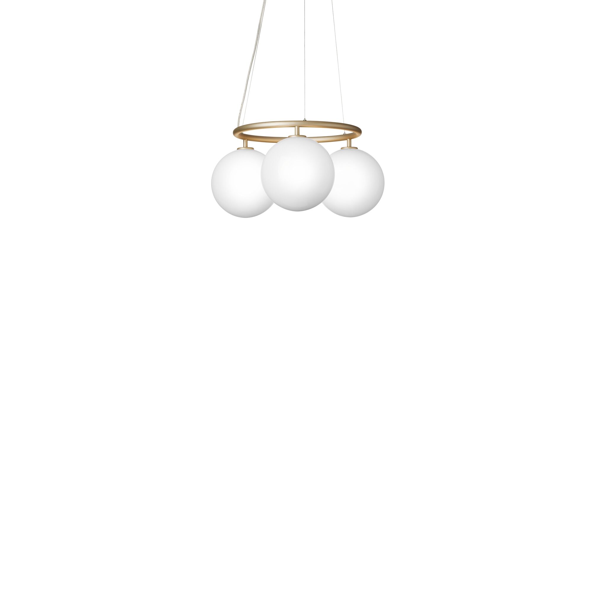 Miira 3 Circular Pendel Messing/Opal
