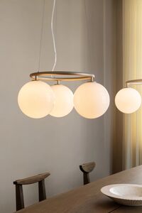 Miira 3 Circular Pendel Messing/Opal