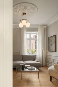 Miira 3 Circular Pendel Mørk Bronze/Opal