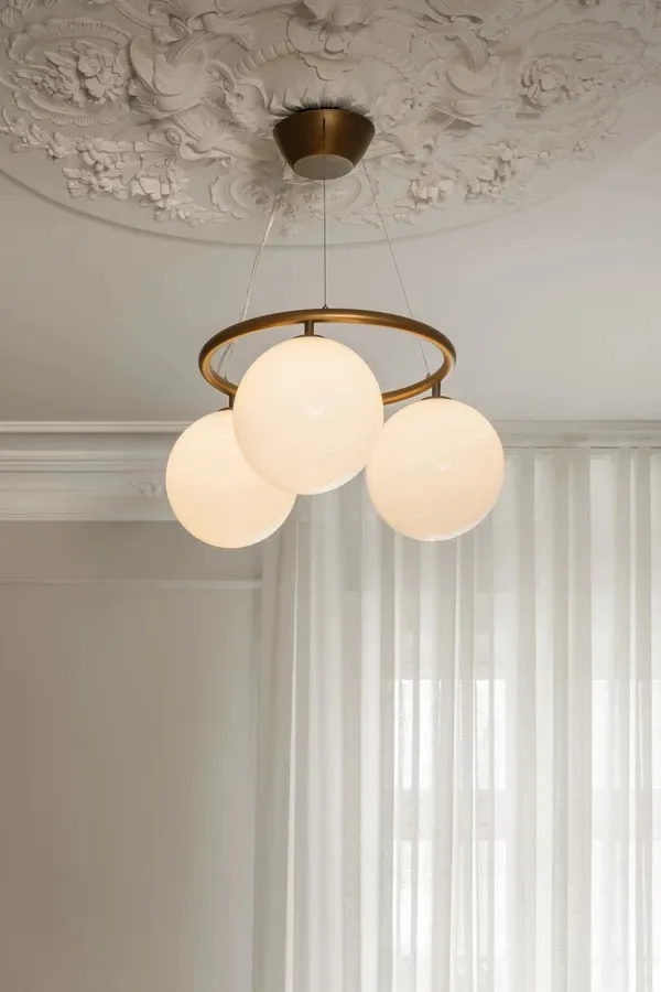 Miira 3 Circular Pendel Mørk Bronze/Opal