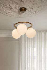 Miira 3 Circular Pendel Mørk Bronze/Opal