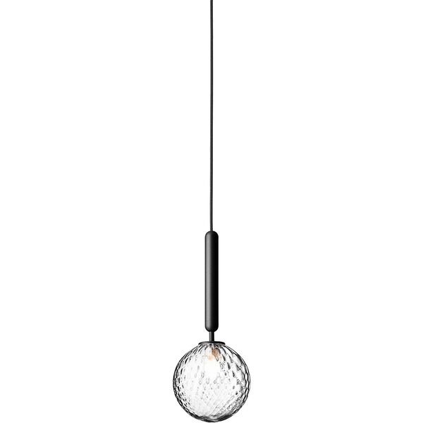 Miira 1 Pendant Rock Grey & Clear Small