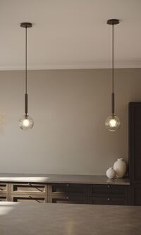 Miira 1 Pendel Rock Grey & Klar Lille