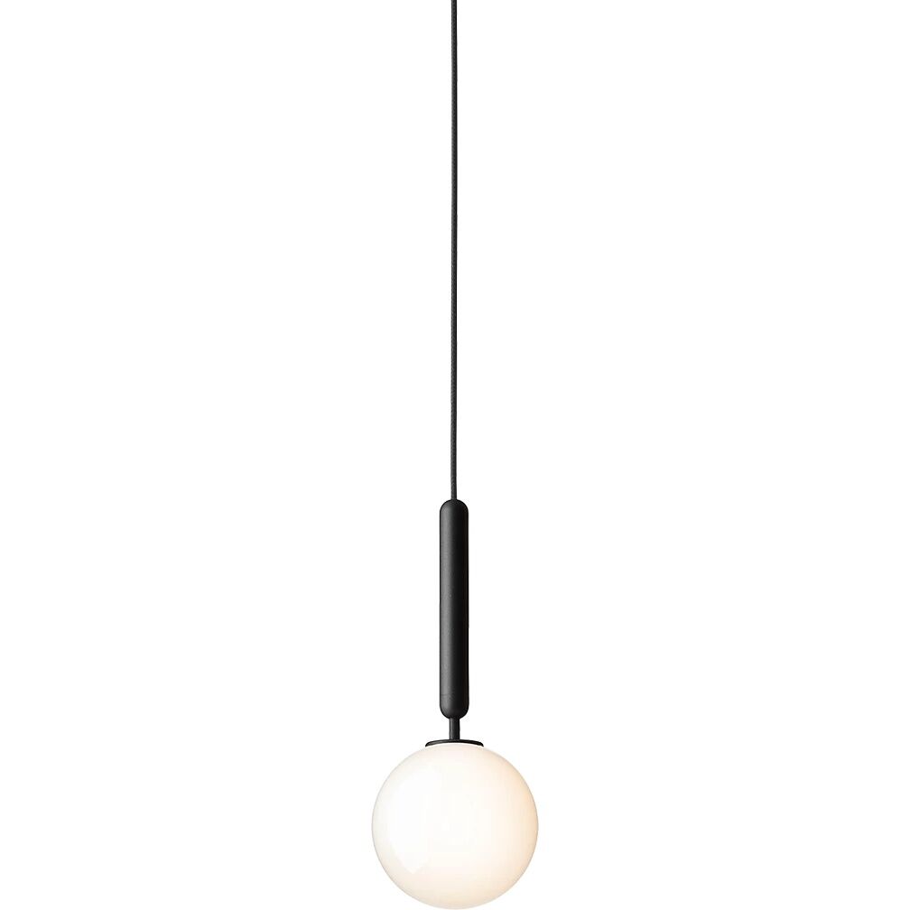 Suspension Miira 1 Gris Roche et Blanc Opale Petit