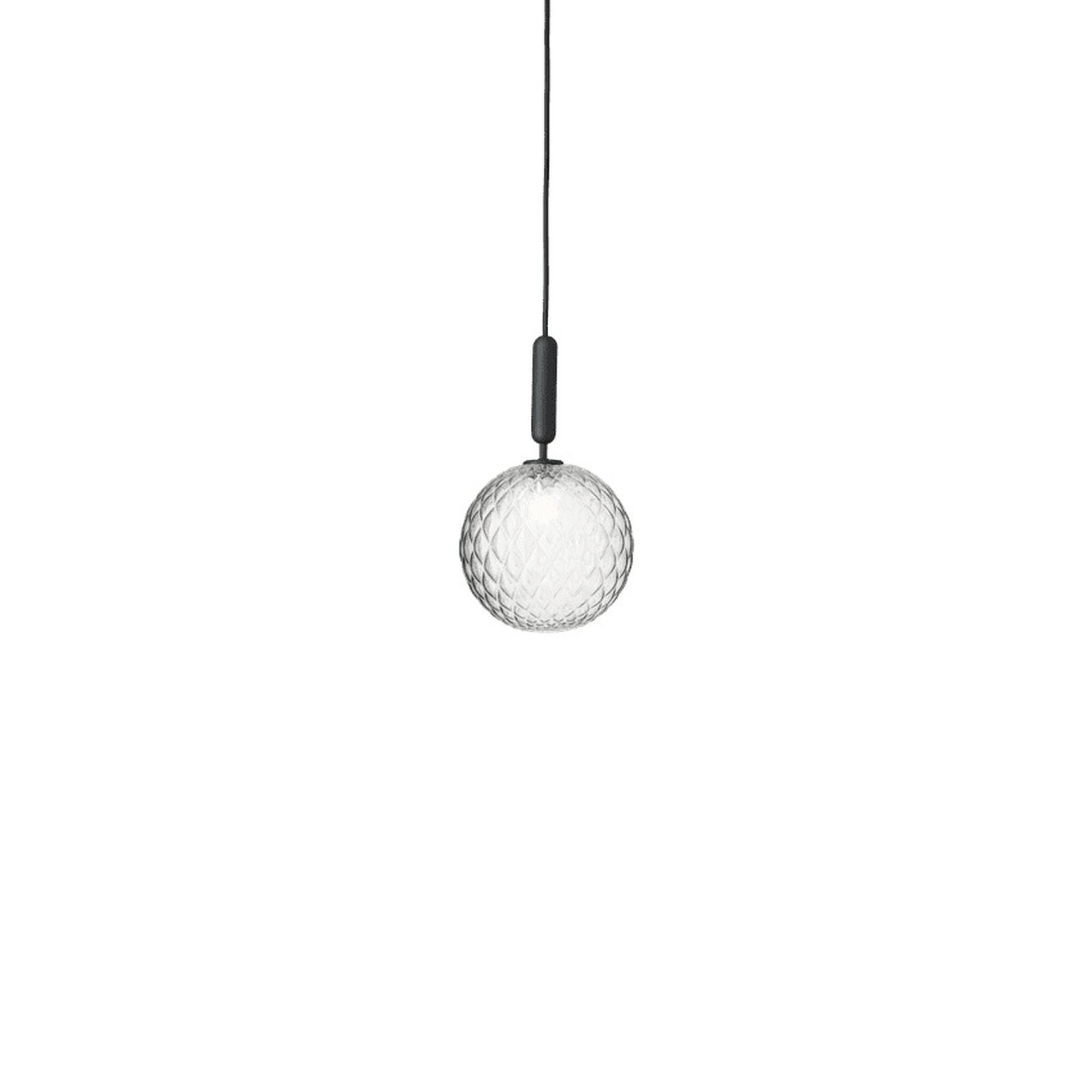 Miira 1 Taklampe Rock Grey & Klar Stor